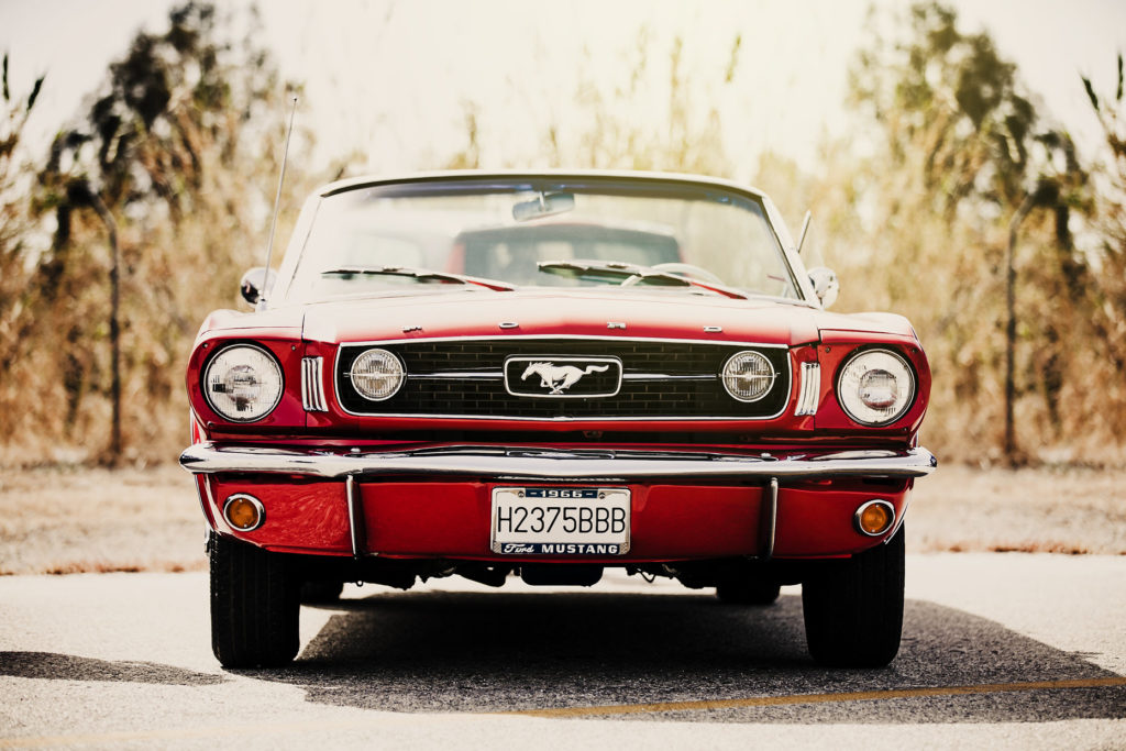 Insurance for Classic Red Ford Mustang